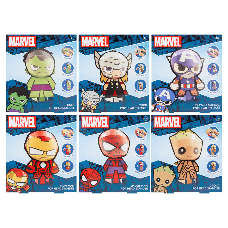 Figura 3D Marvel 30cm surtido