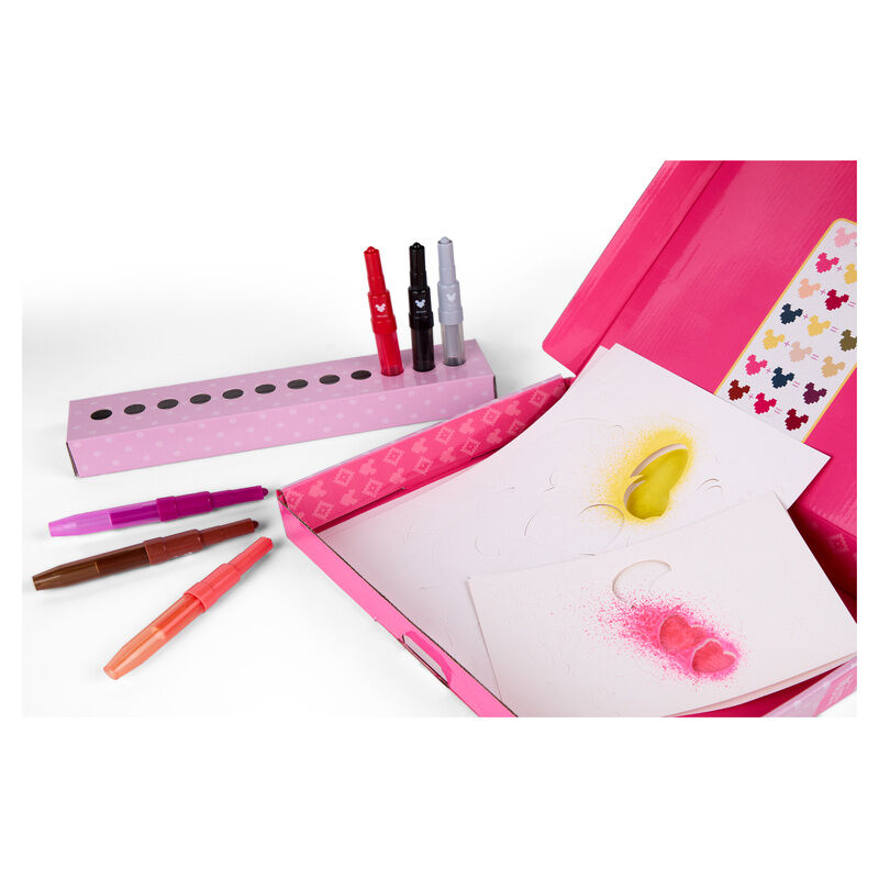 Set aerografo y plantillas Minnie Disney