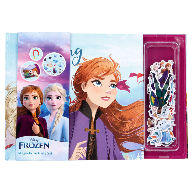 Libro magnetico + sticker Frozen Disney