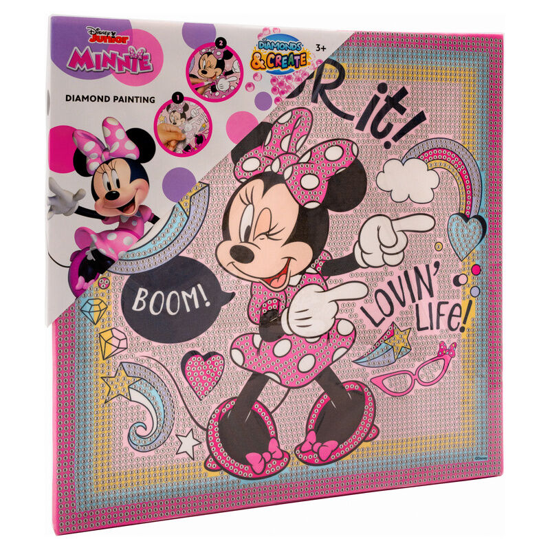 Pinta con diamantes Minnie Disney