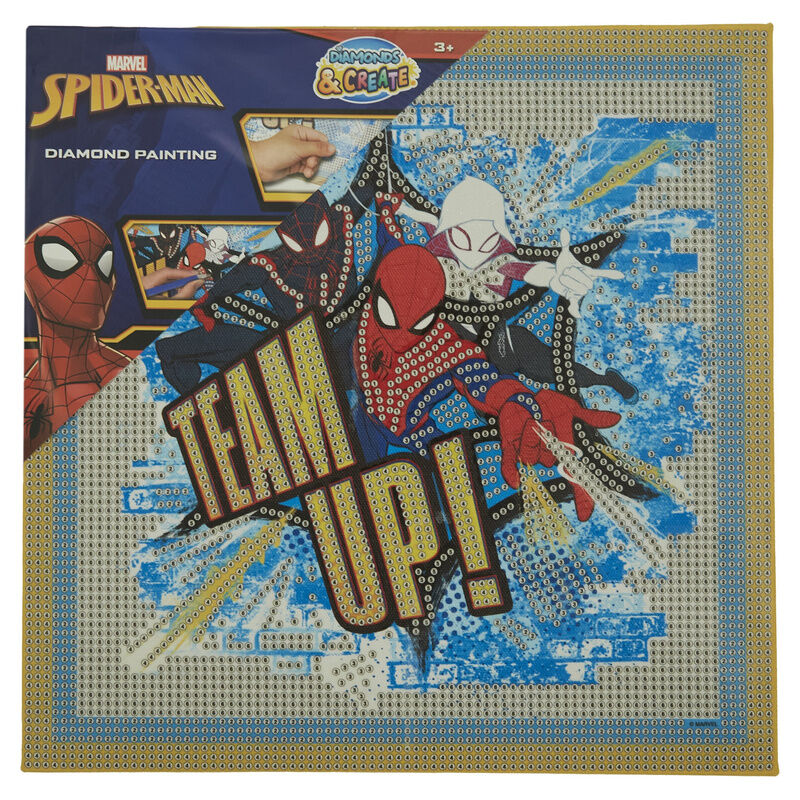 Pinta con diamantes Spiderman Marvel
