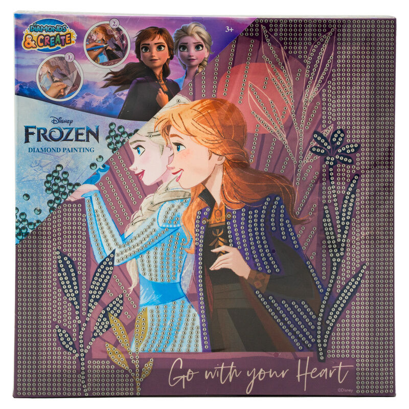 Pinta con diamantes Frozen Disney