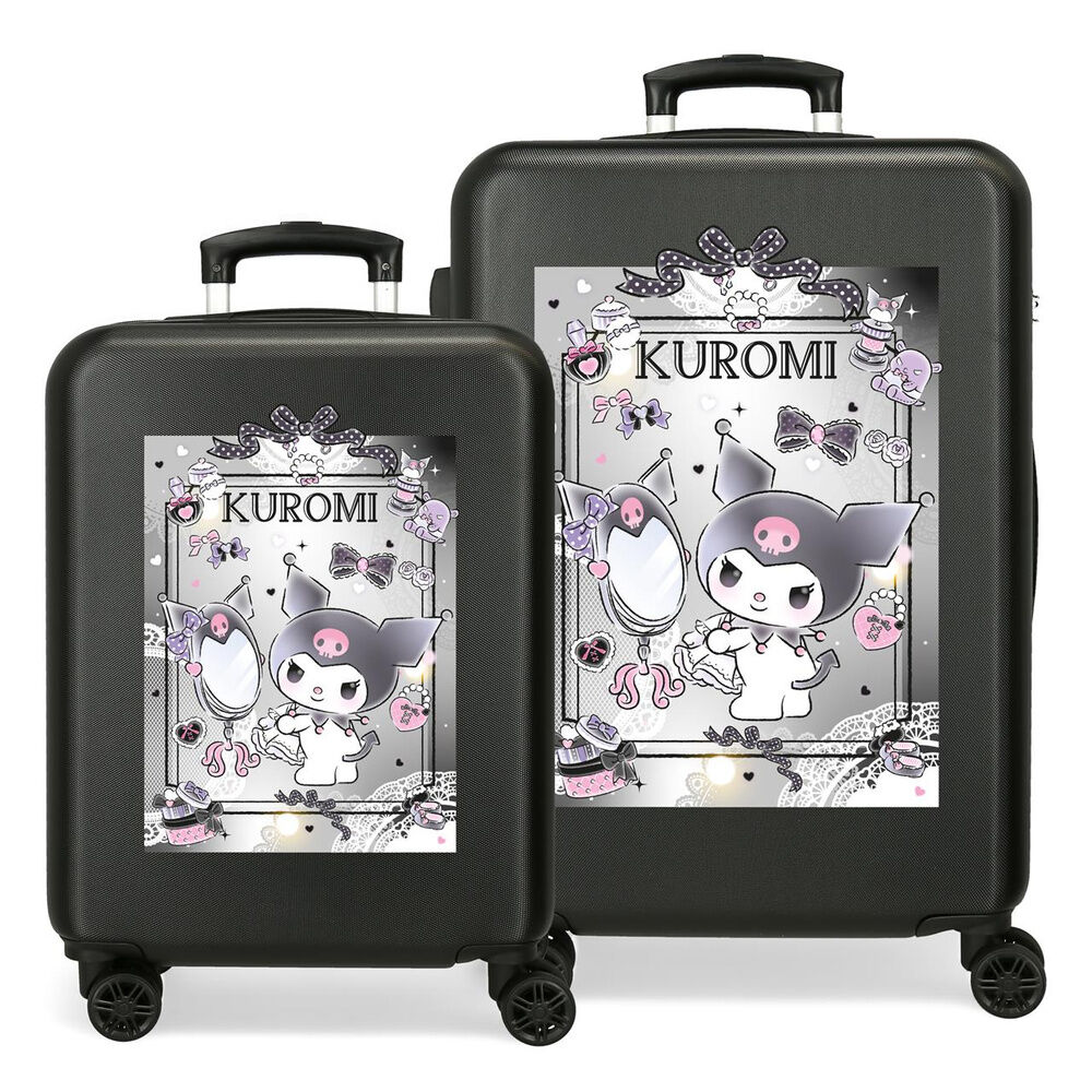 Set 2 maletas trolley ABS Dream Closer Kuromi Hello Kitty 55-65cm