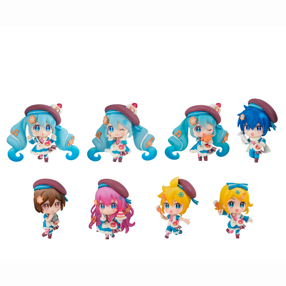 Figura sorpresa Snow Miku Hatsune Miku 5cm surtido