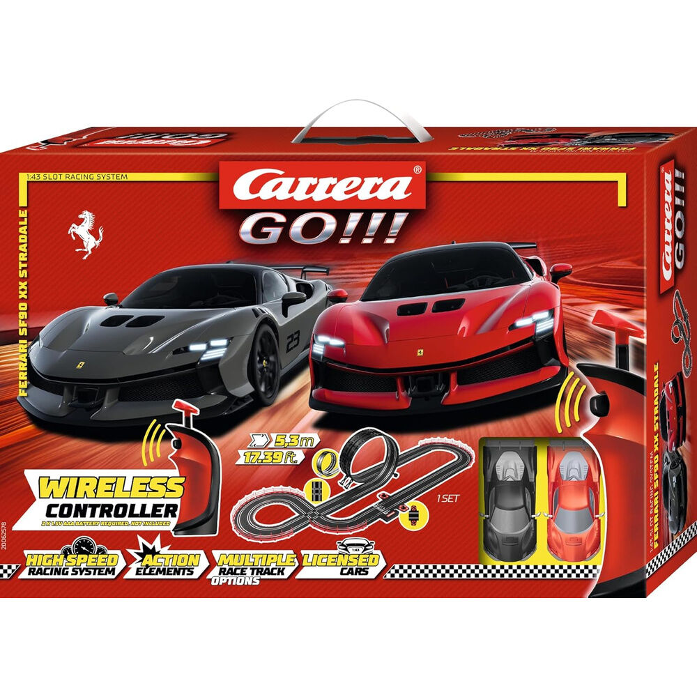 Circuito carreras Ferrari Supercar Power Carrera GO!!!