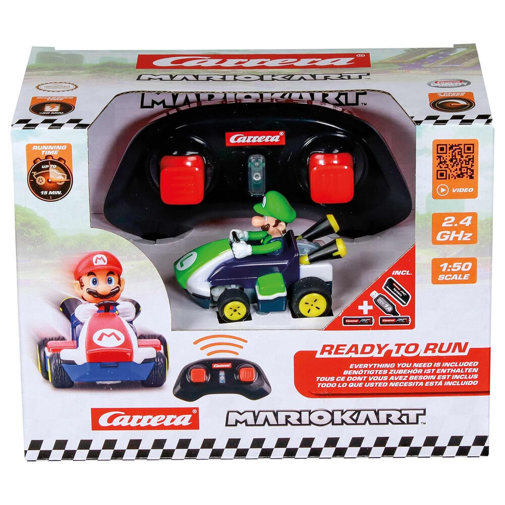 Coche radio control Luigi Mario Kart