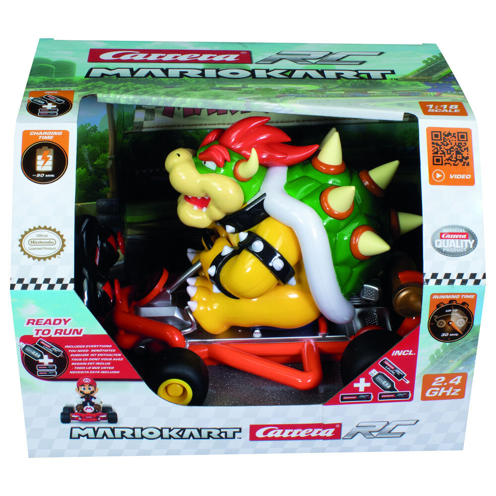 Coche radio control Bowser Mario Kart