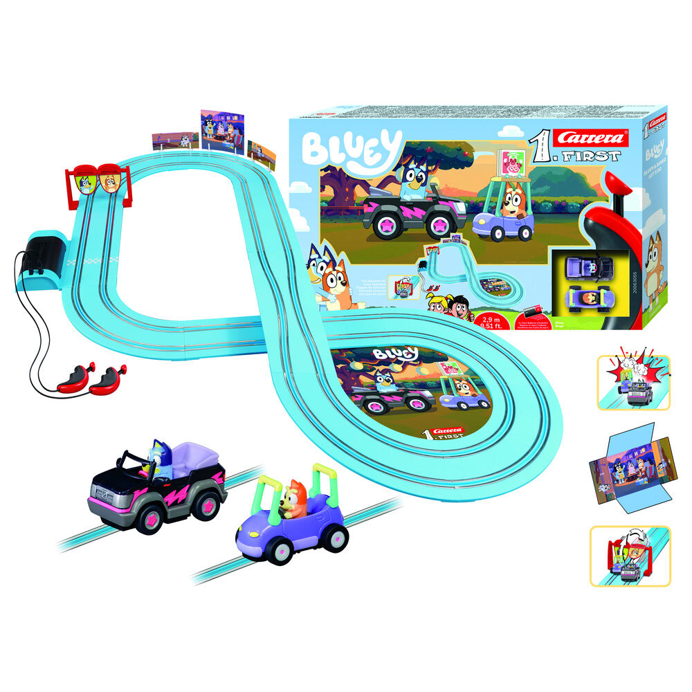 Circuito carreras Bluey & Bingo Let’s Go Bluey