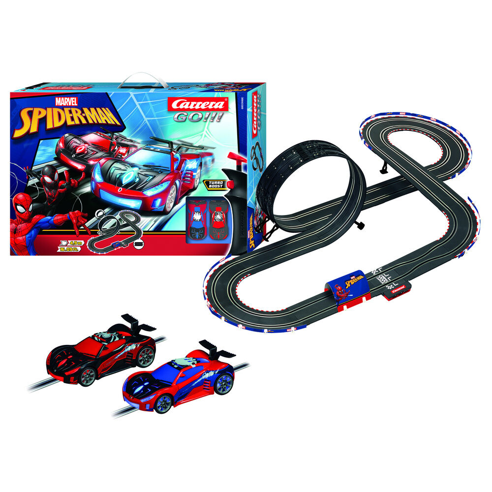 Circuito carerras Spiderman Marvel Carrera GO!!!