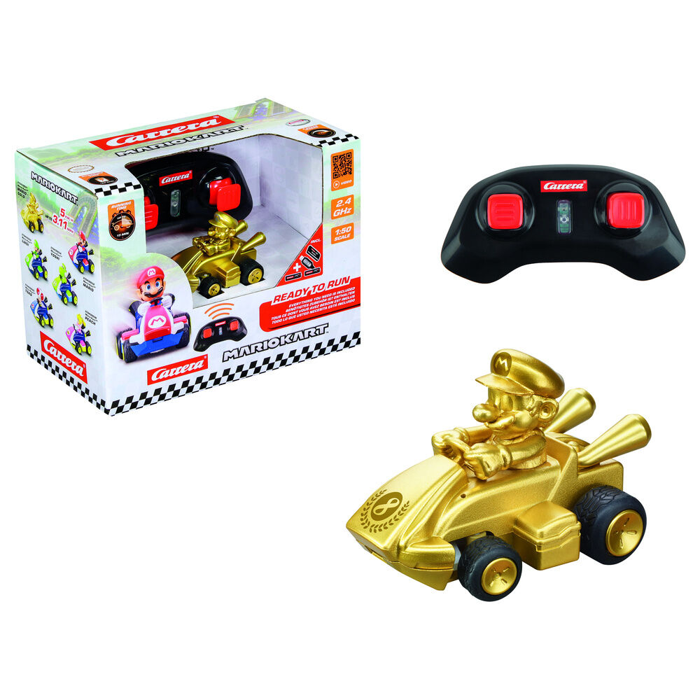Coche radio control Mario Gold Mario Kart