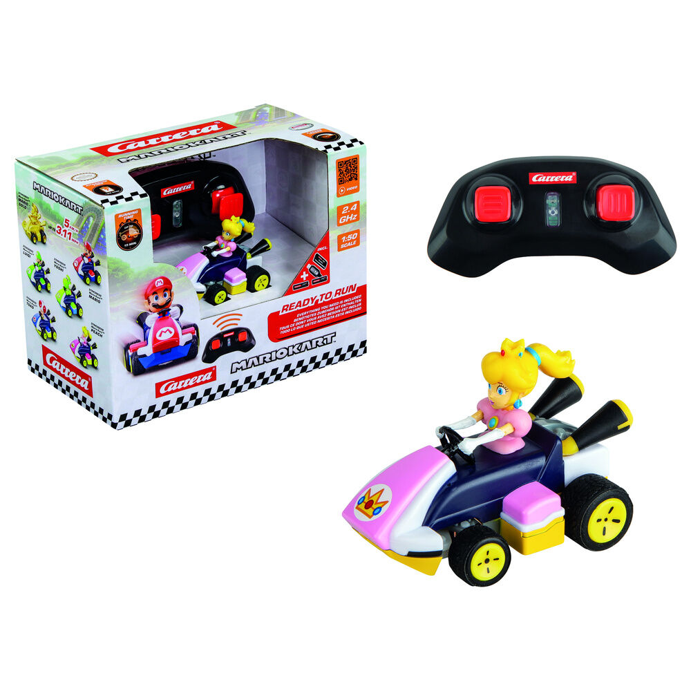 Coche radio control Peach Mario Kart