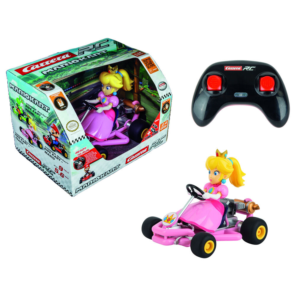 Coche radio control Peach Mario Kart