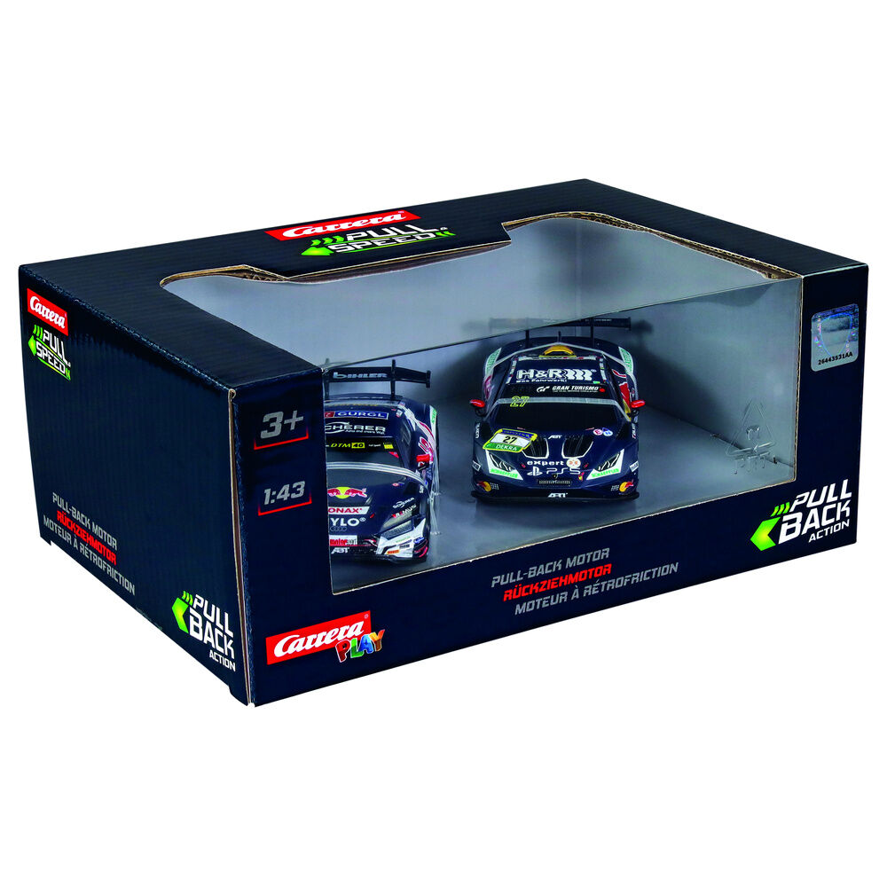 Blister 2 coches Abt Sportsline Twinpack pull back