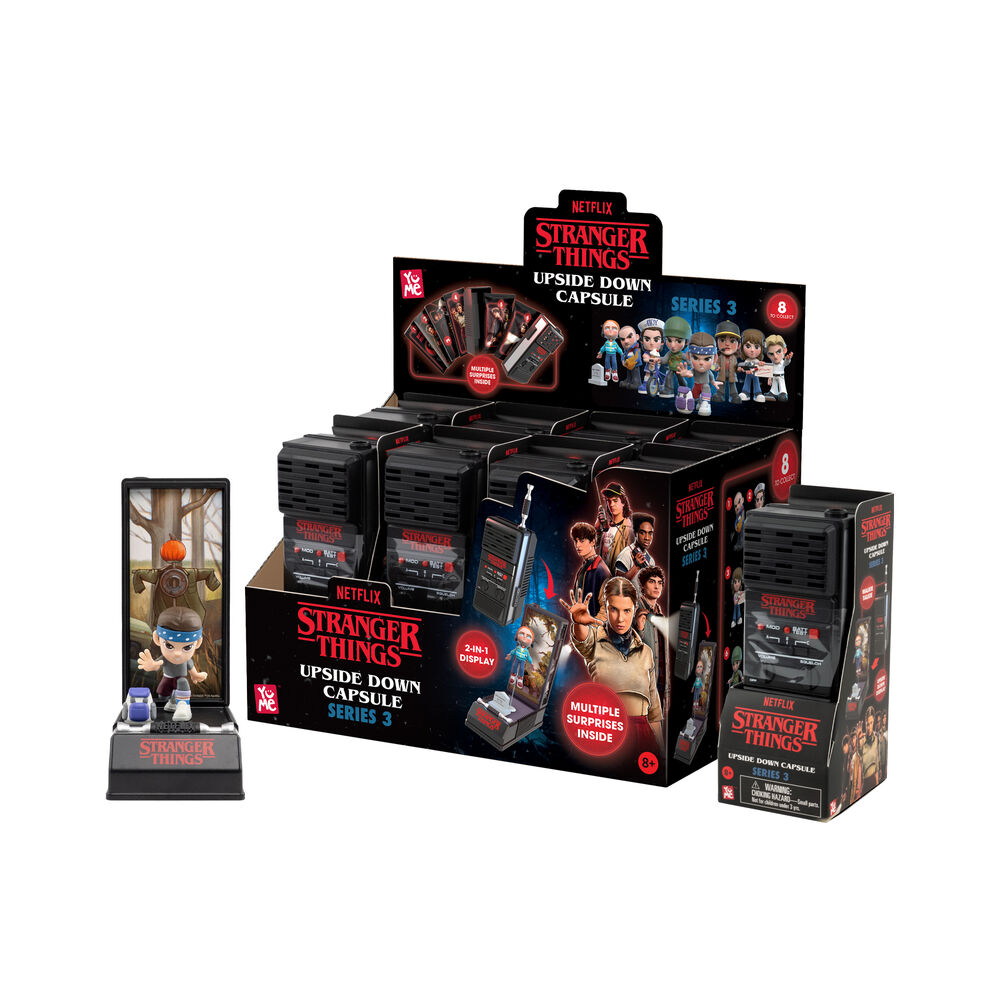 Capsula Walkie Talkie figura sorpresa Stranger Things surtido