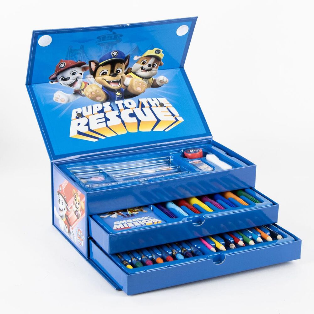 Maletin papeleria coloreable Patrulla Canina Paw Patrol