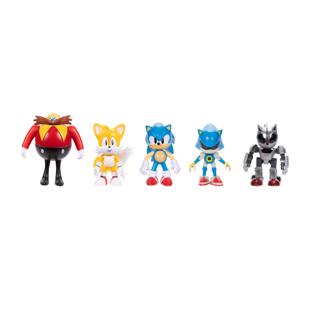 Blister 5 figuras Sonic The Hedgehog 6cm