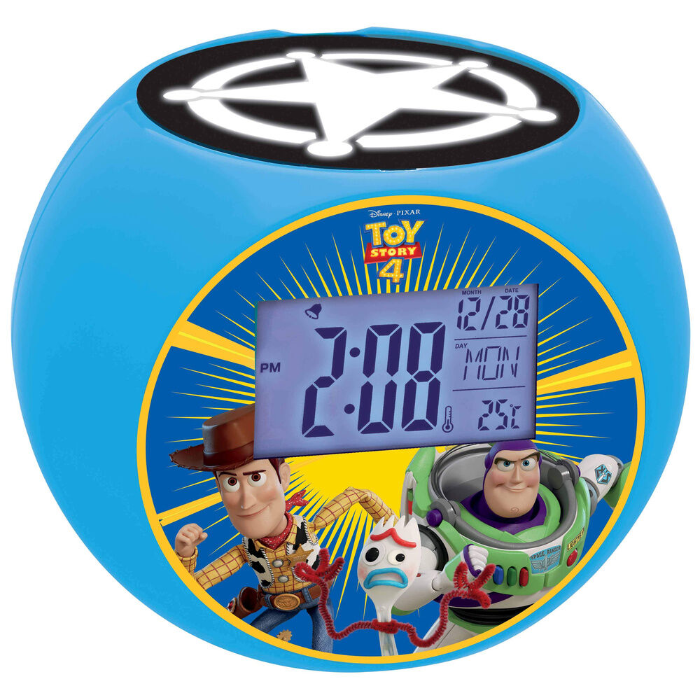 Reloj Despertador Proyector Radio Toy Story Disney Pixar