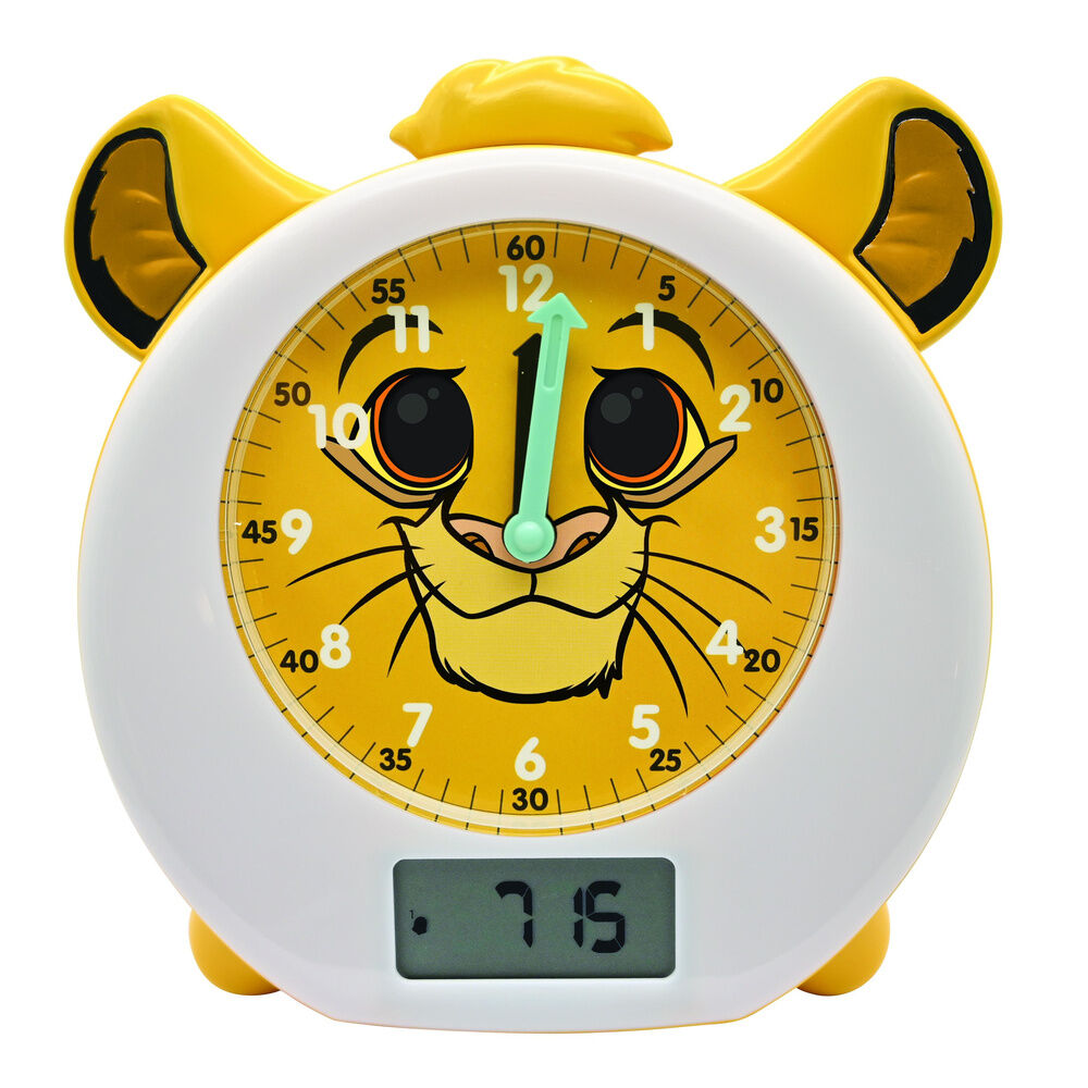 Reloj Despertador Educativo El Rey Leon Disney