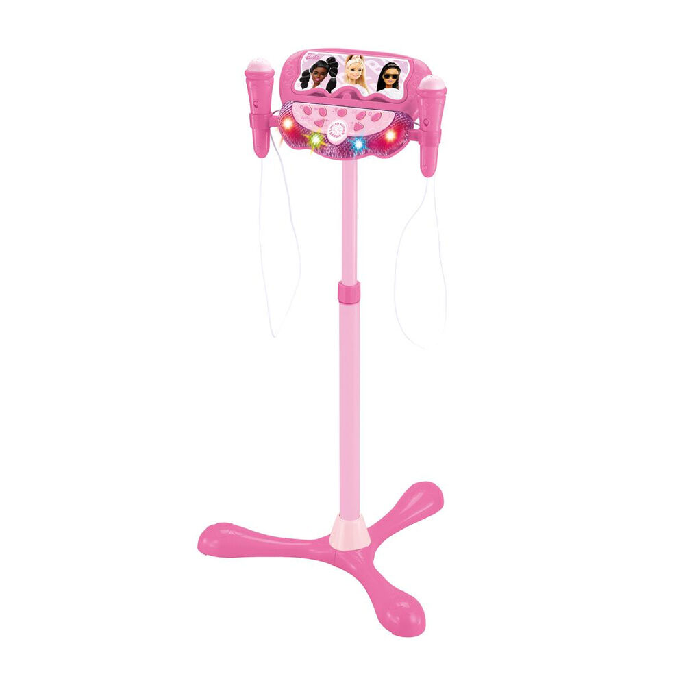 Microfono Karaoke Soporte Ajustable Barbie