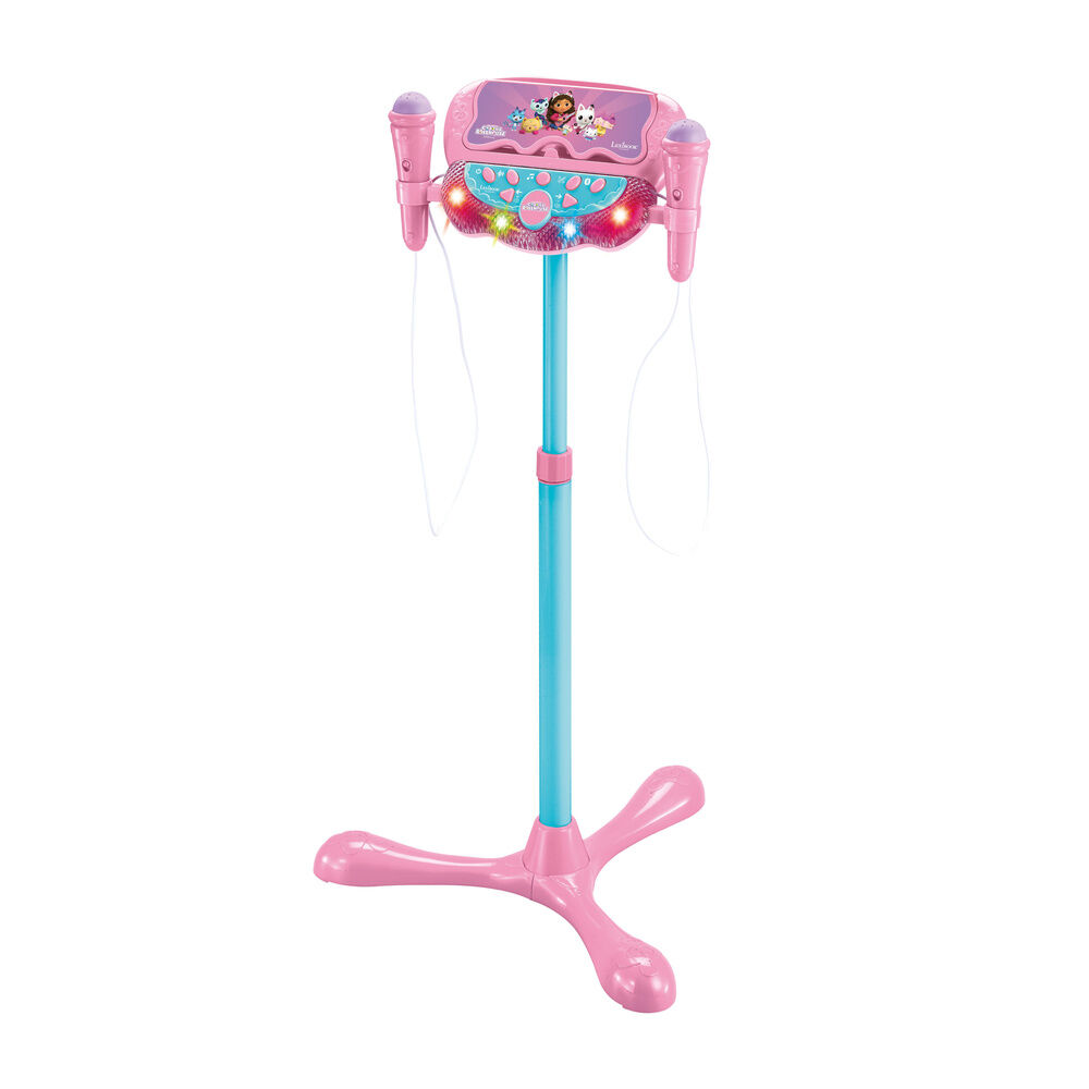 Microfono Karaoke Soporte Ajustable La Casa de Muñecas de Gabby