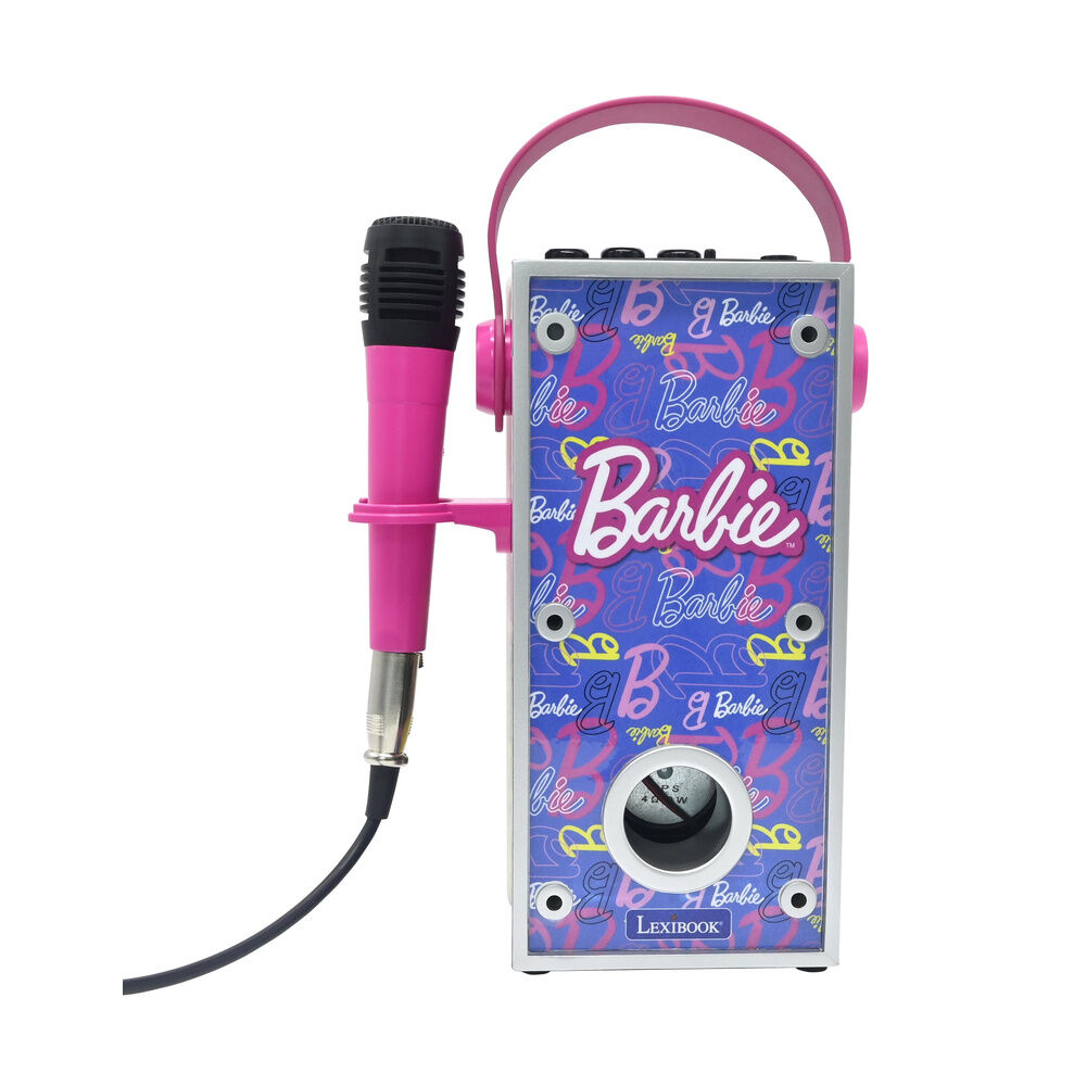 Altavoz Bluetooth Luminoso + Microfono Barbie