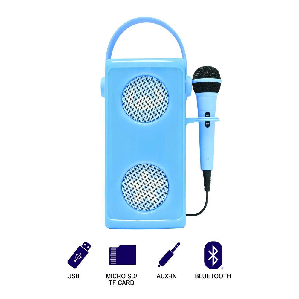 Altavoz Bluetooth Luminoso + Microfono Stitch Disney