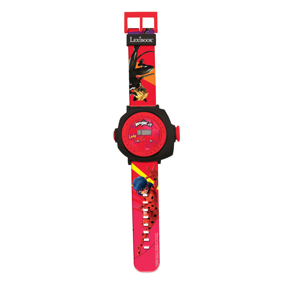 Reloj Digital proyecciones Prodigiosa Ladybug