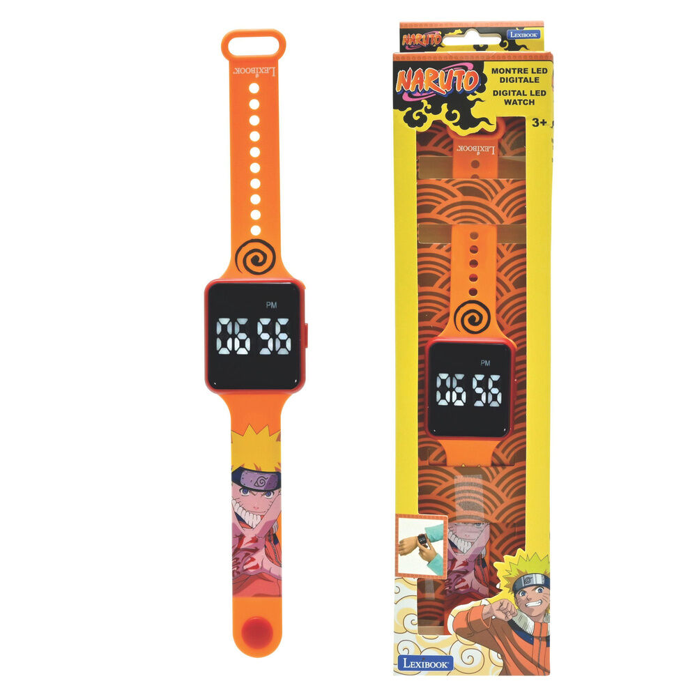 Reloj Digital LED Naruto Shippuden