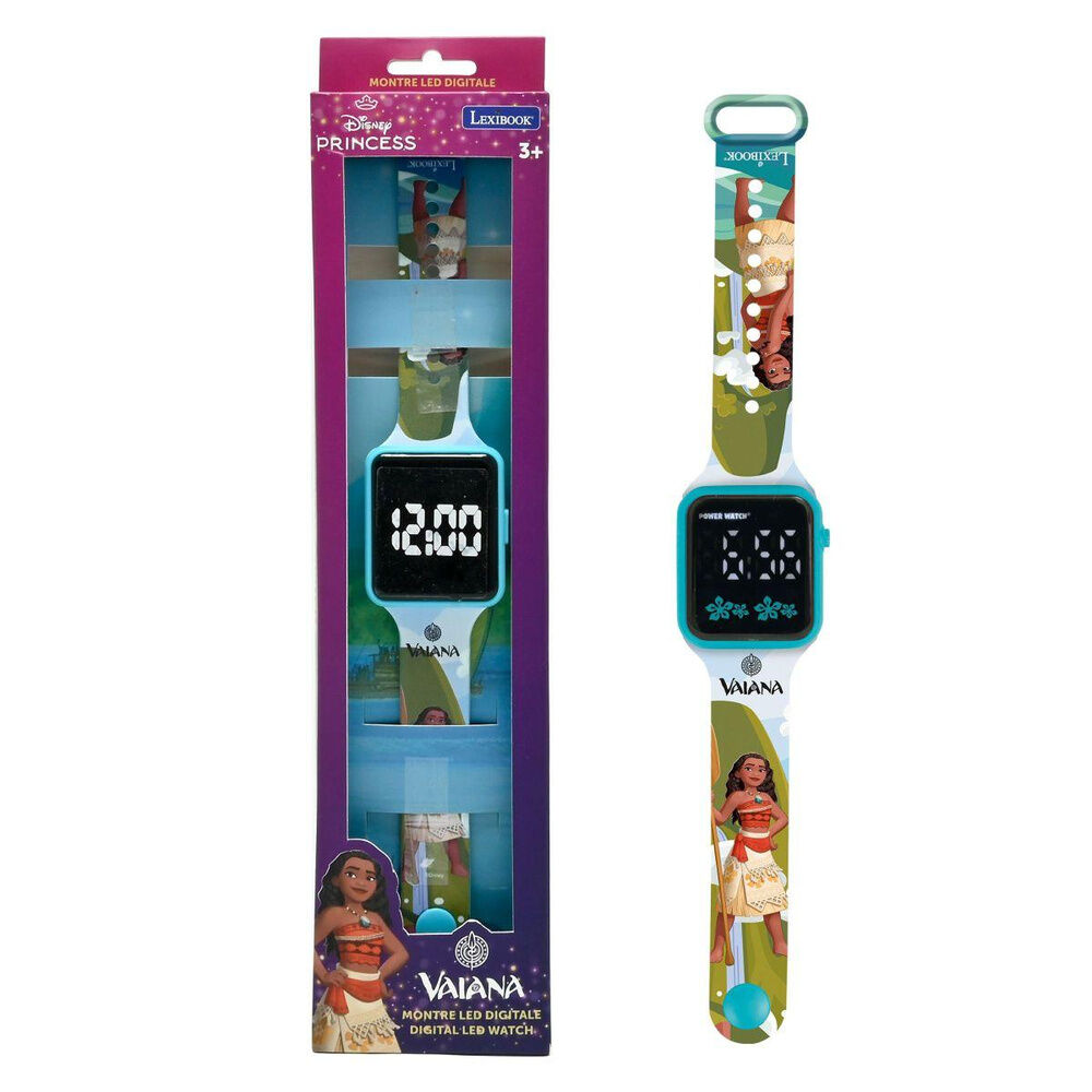 Reloj Digital LED Vaiana Moana Disney