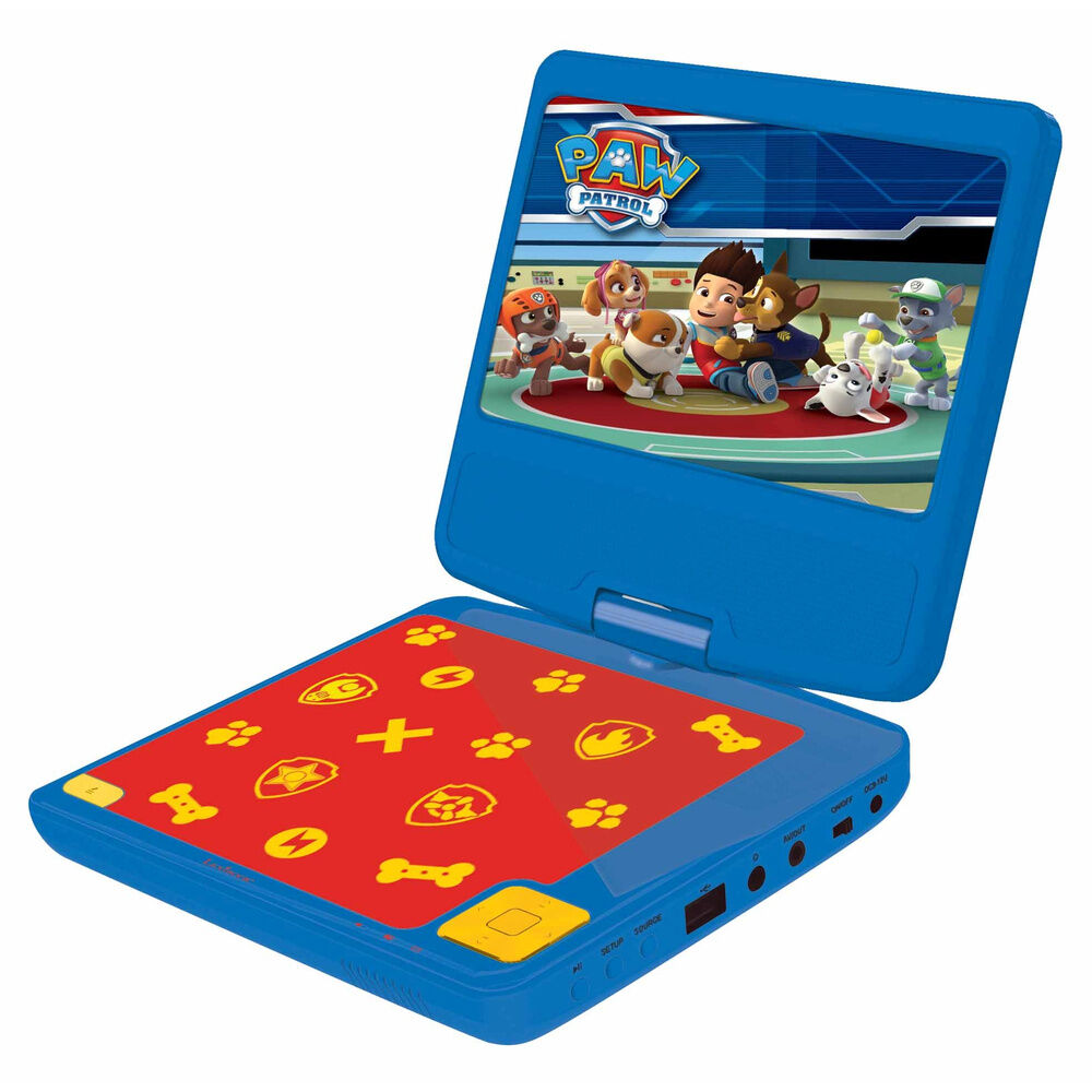 Portatil Reproductor DVD Patrulla Canina Paw Patrol