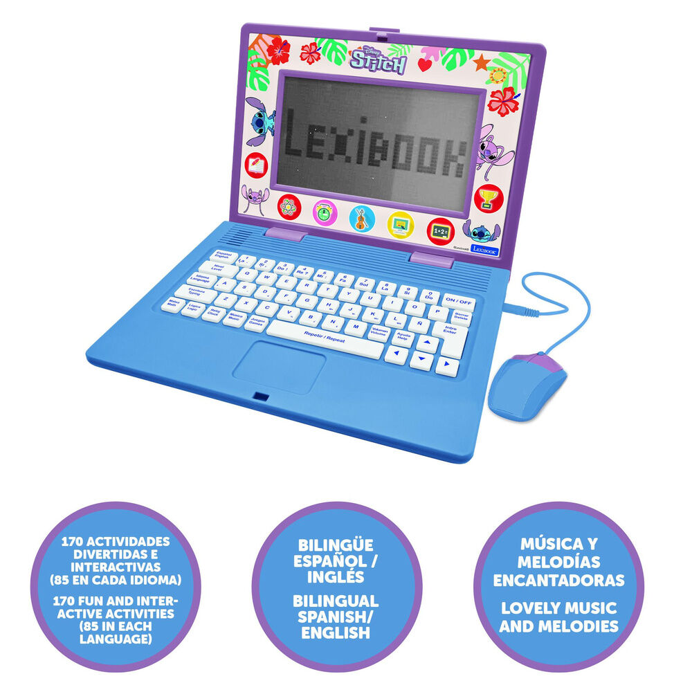 Portatil Educativo bilingüe Stitch Disney