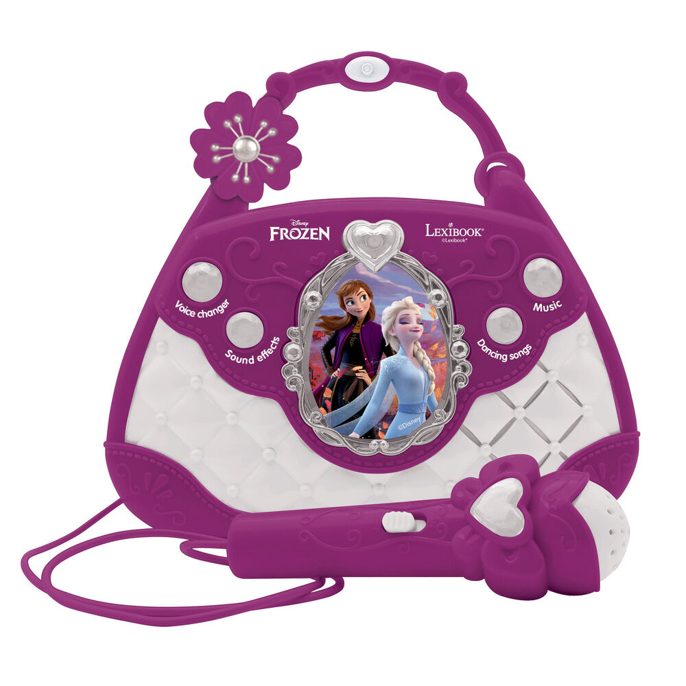 Bolso Karaoke con altavoz musical con microfono Frozen Disney