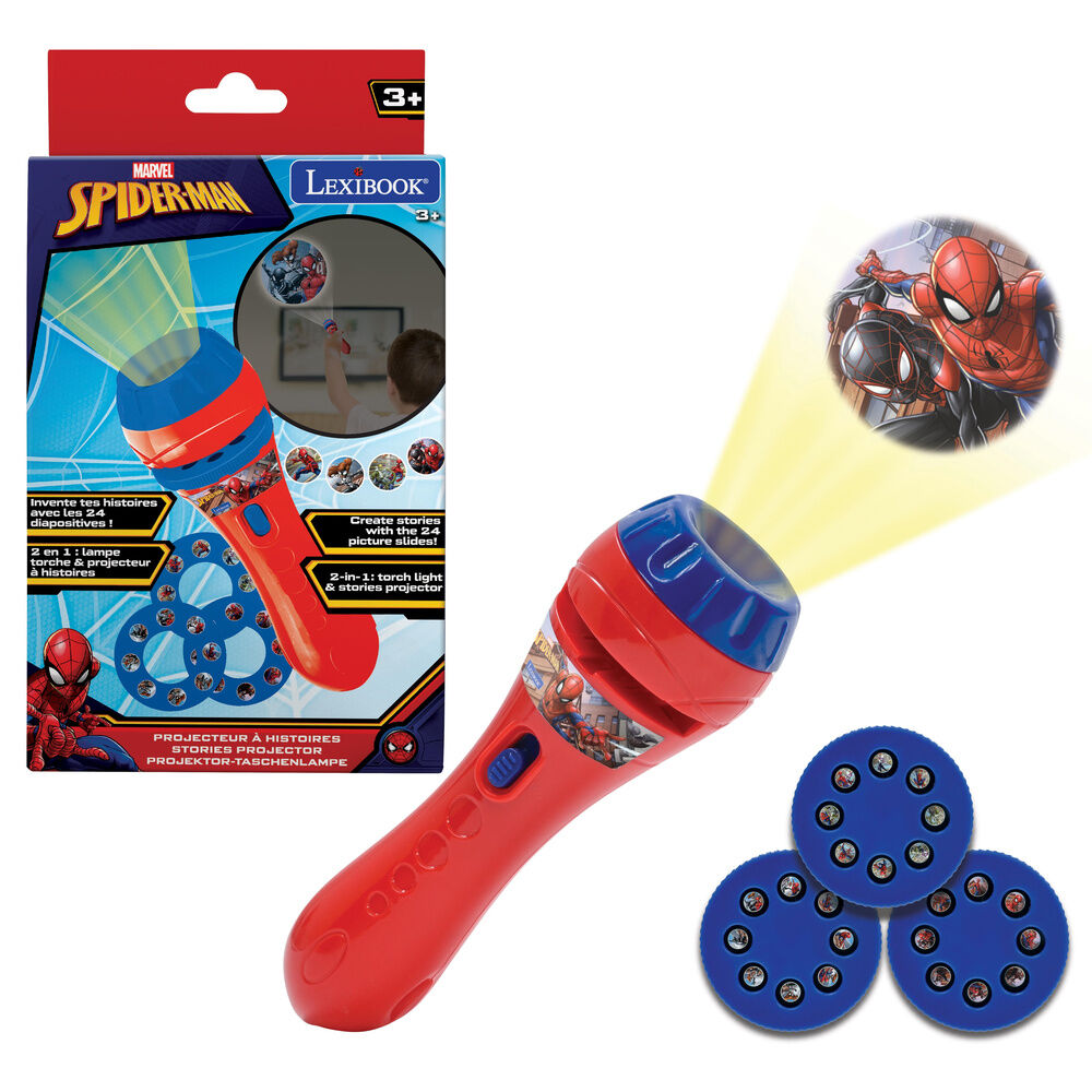Linterna Proyector Spiderman Marvel