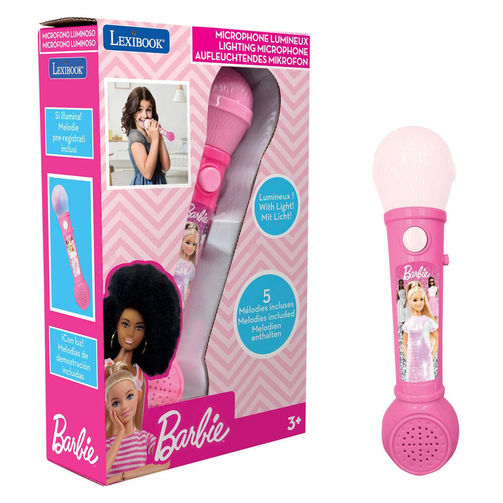 Microfono luminoso Barbie