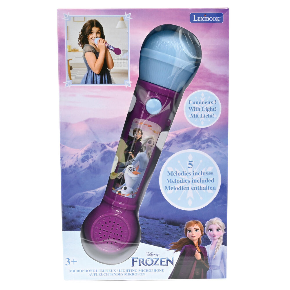 Microfono luminoso Frozen Disney
