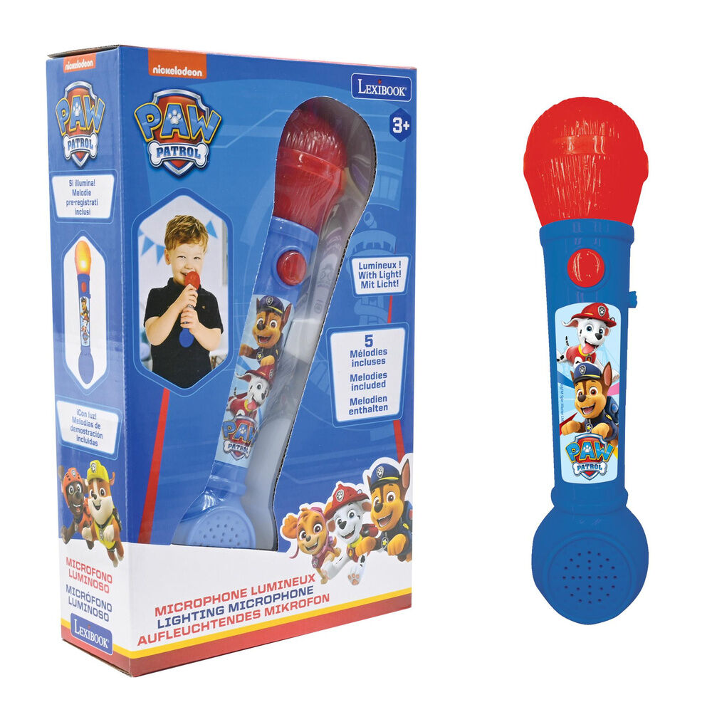 Microfono luminoso Patrulla Canina Paw Patrol