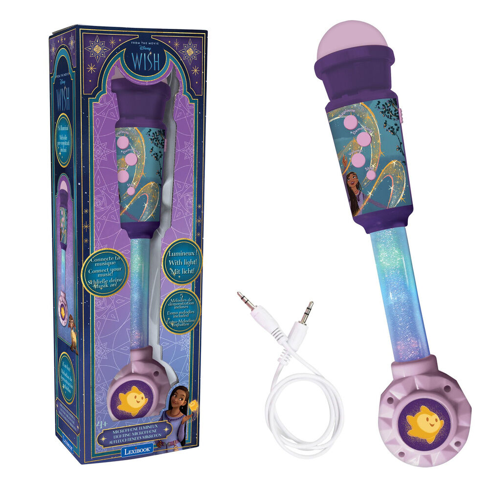 Microfono Luminoso Wish Disney