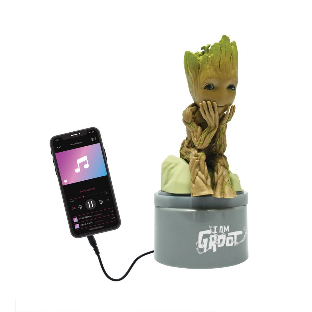 Luz Nocturna Altavoz Groot Guardianes de la Galaxia Marvel