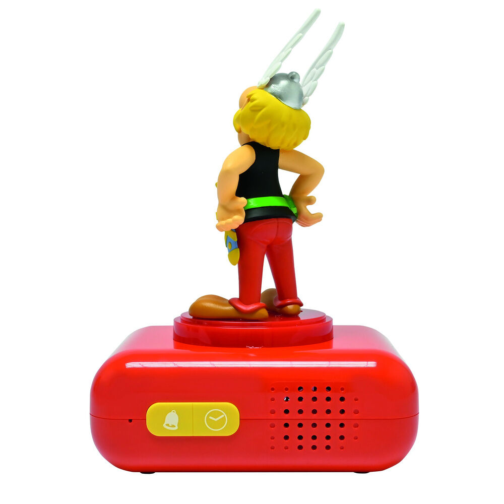 Reloj Despertador Luz Nocturna 3D Asterix