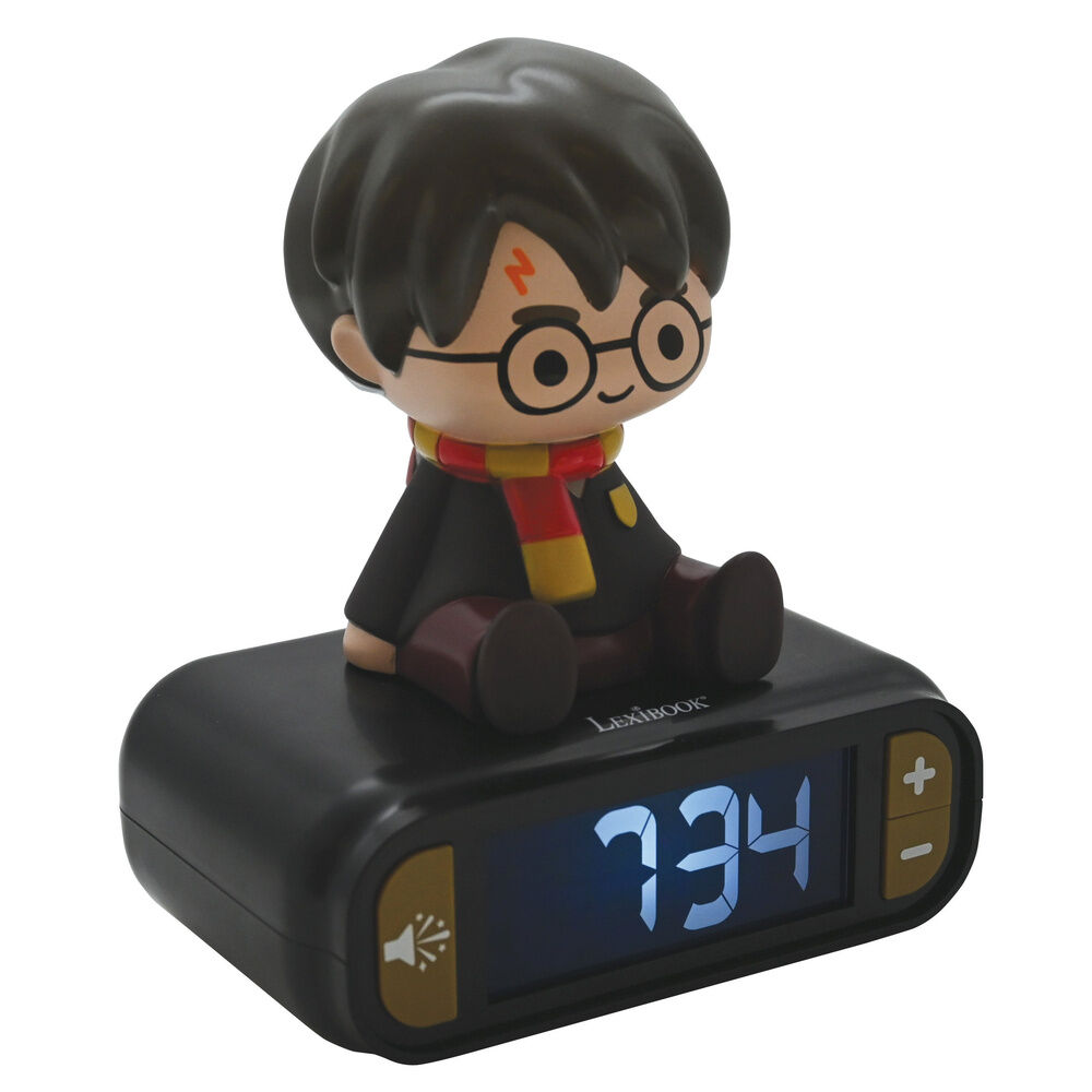 Reloj Despertador Luz Nocturna 3D Harry Potter