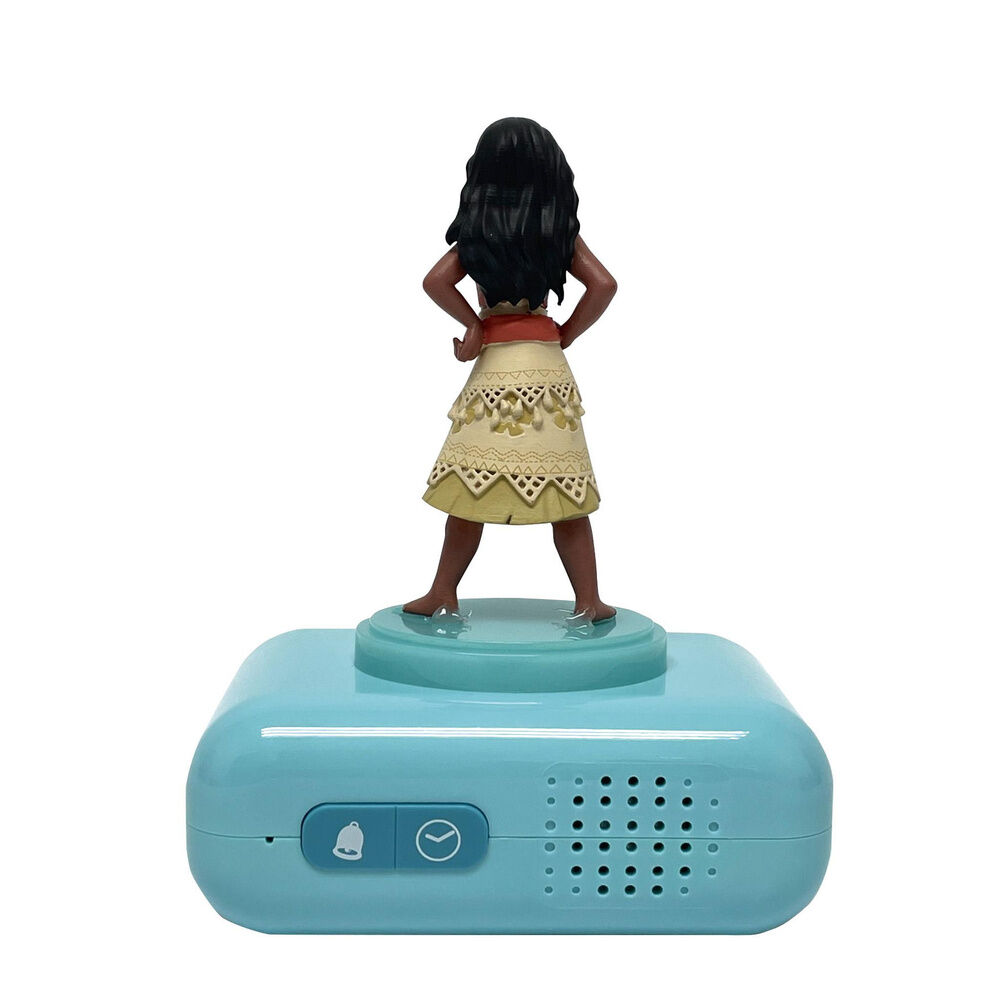 Reloj Despertador Luz Nocturna 3D Vaiana Moana Disney