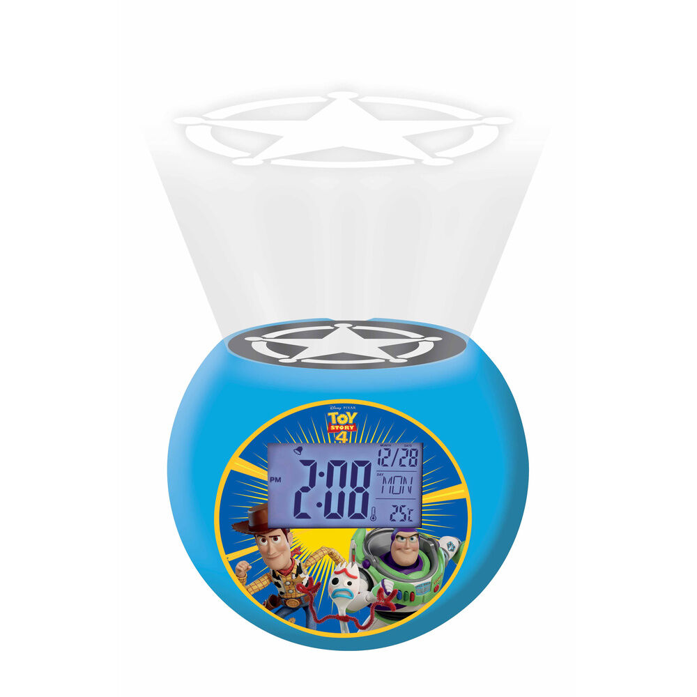 Reloj Despertador Proyector Radio Toy Story Disney Pixar