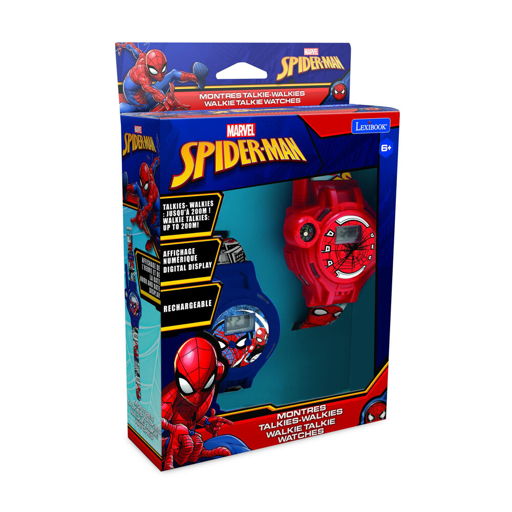 Reloj Digital Walkie Talkies Spiderman Marvel