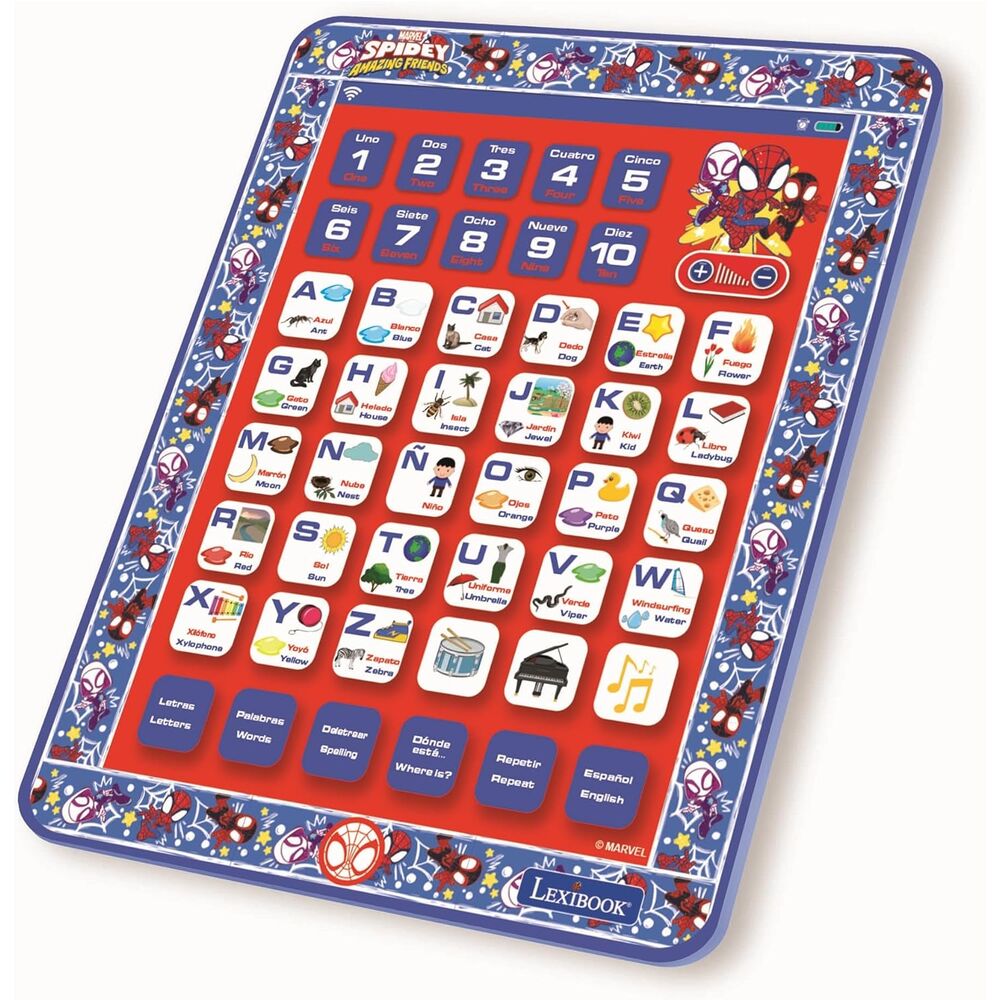 Tablet Educativa parlante bilingüe Spidey Marvel