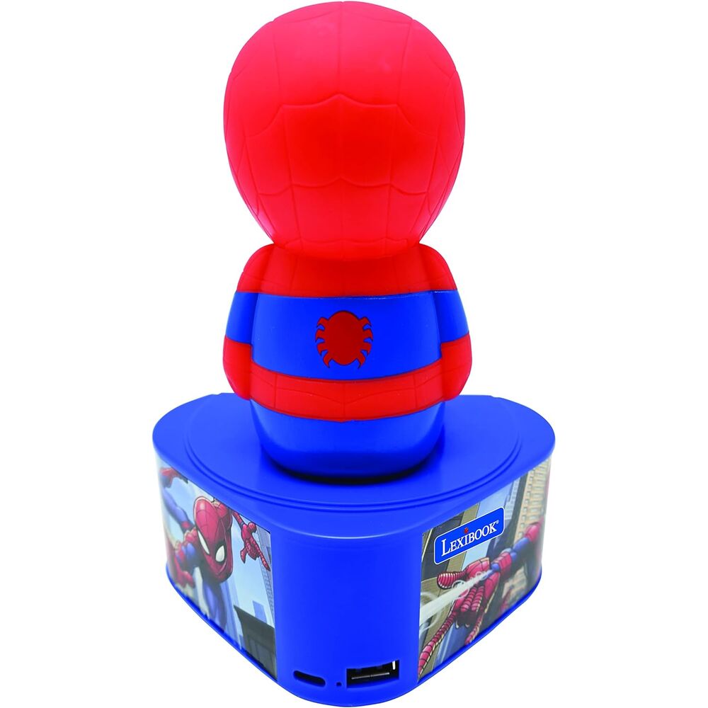 Altavoz Bluetooth Figura Luminosa Spiderman Marvel