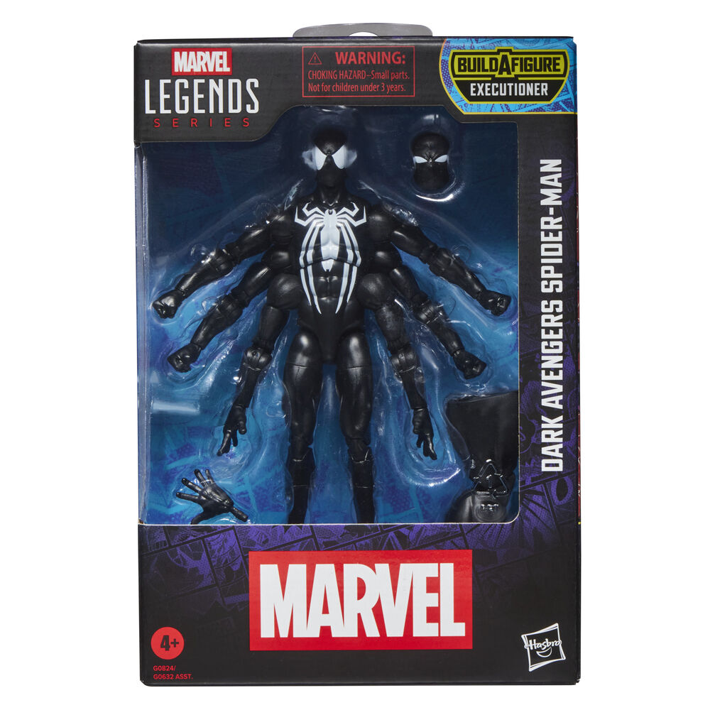 Figura Dark Avengers Spider-Man Marvel Legends Series 15cm