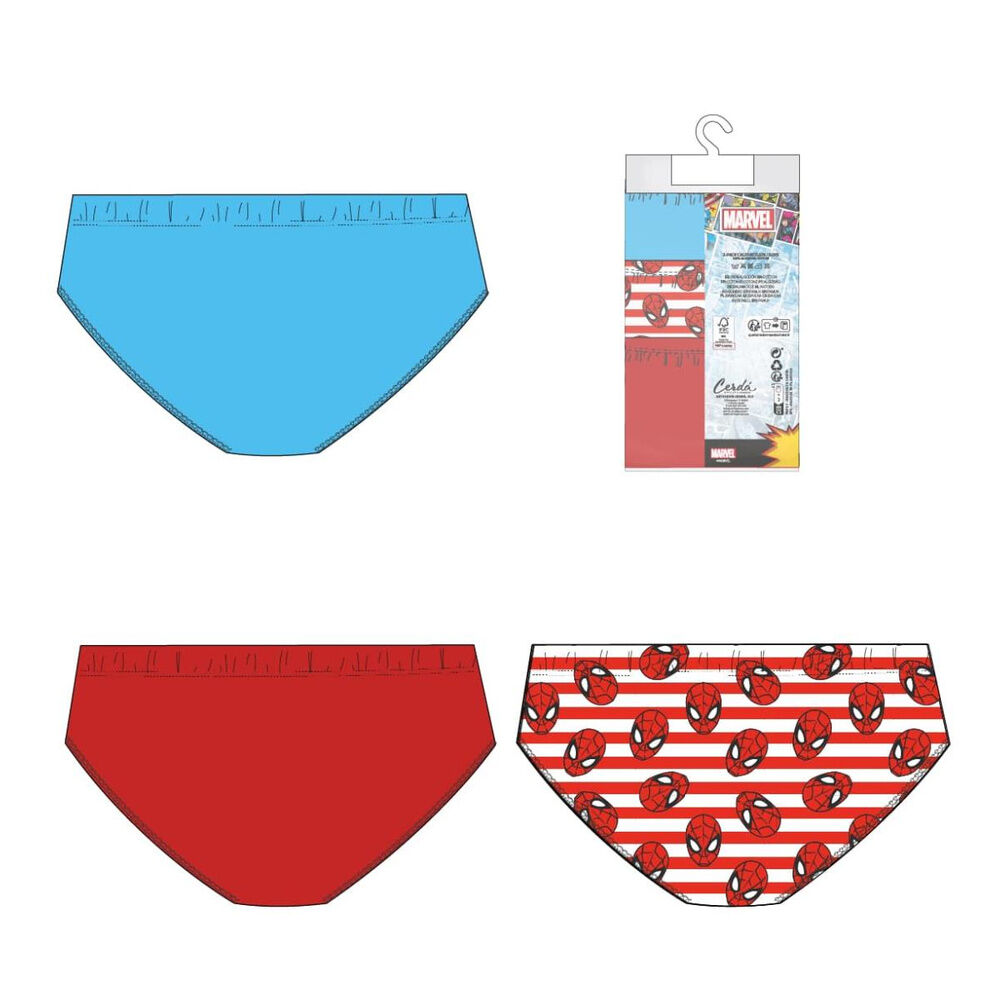 Set 3 calzoncillos Marvel
