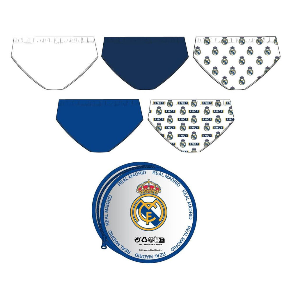 Set 5 calzoncillos Real Madrid