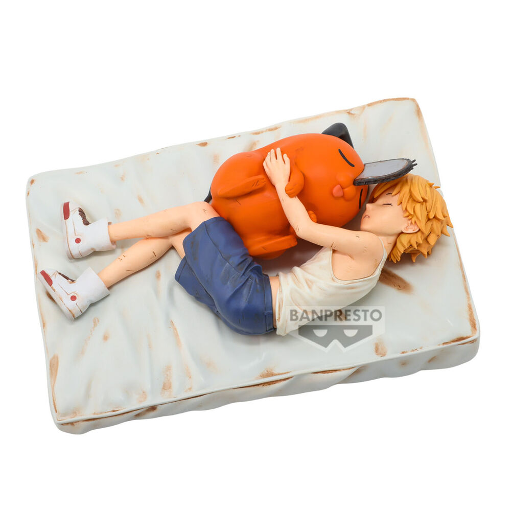 Figura Denji & Pochita Break Time Chainsaw Man 14cm