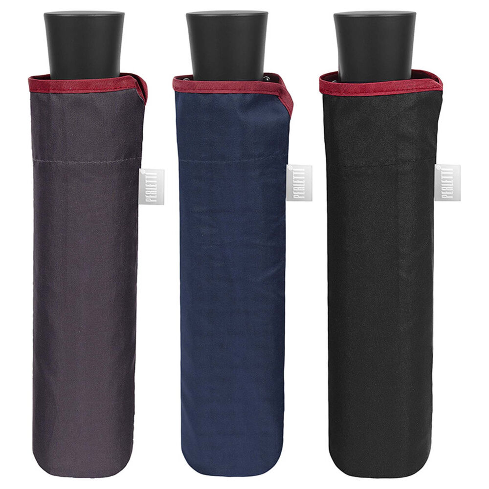 Paraguas plegable manual colores oscuros 54cm surtido